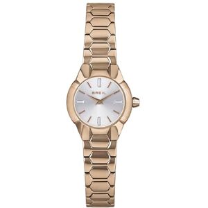 Breil Klocka Dam, Klockor New ONE kollektion kvarts rörelse bara tid – 2 timmar och färgat stålarmband för kvinnor, Roséguld, Eine Größe Breil Klocka Dam, Klockor New ONE kollektion kvarts rörelse bara tid – 2 timmar och färgat stålarmband för kvinnor, Roséguld, Eine Größe