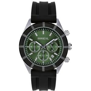 Breil herrarmbandsur B 12 H med armband av silikon, vattentäthet: 50 meter, husdiameter: 43 mm, TW2024, svart, Modern Breil herrarmbandsur B 12 H med armband av silikon, vattentäthet: 50 meter, husdiameter: 43 mm, TW2024, svart, Modern