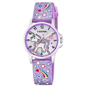 Calypso Watches Barnklocka Klockor Unisex Barn Analog Kvartsklocka med Plastarmband K5776/6 Calypso Watches Barnklocka Klockor Unisex Barn Analog Kvartsklocka med Plastarmband K5776/6