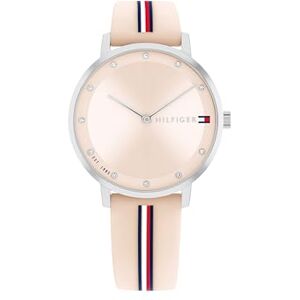 Tommy Hilfiger Kvinnors analoga kvartsur med silikonrem 1782737, Blush/Blush Silikon, rem Tommy Hilfiger Kvinnors analoga kvartsur med silikonrem 1782737, Blush/Blush Silikon, rem