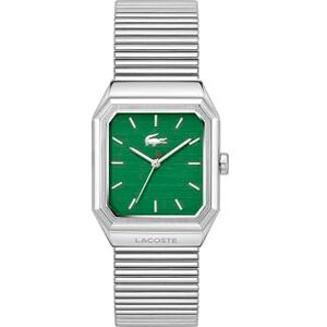 Lacoste tre-hand för män kollektion med silverarmband i rostfritt stål 2011501 Lacoste tre-hand för män kollektion med silverarmband i rostfritt stål 2011501