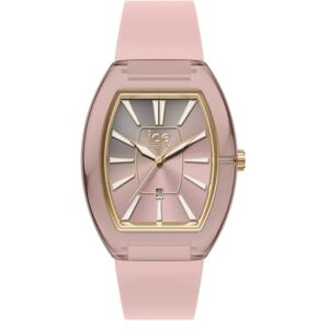 ICE-WATCH , Ice Boliday Women Dome Plastic Soft Pink, Rosa Damklocka Med Silikonarmband, 025180, Small ICE-WATCH , Ice Boliday Women Dome Plastic Soft Pink, Rosa Damklocka Med Silikonarmband, 025180, Small