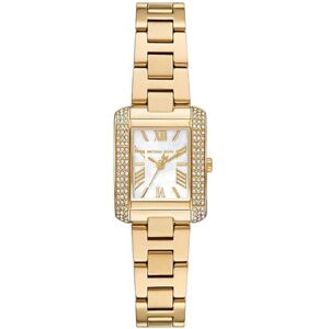 Michael Kors Emery Damklocka, 22mm Quartz trehandsverk med armband i rostfritt stål Michael Kors Emery Damklocka, 22mm Quartz trehandsverk med armband i rostfritt stål
