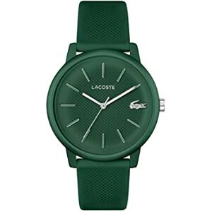 Lacoste Analog quartz klocka för kvinnor med grönt silikonarmband, 2011238 Lacoste Analog quartz klocka för kvinnor med grönt silikonarmband, 2011238