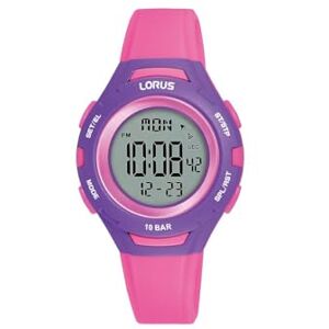Lorus flickor digital kvarts klocka med silikonarmband R2395PX9, ROSA Lorus flickor digital kvarts klocka med silikonarmband R2395PX9, ROSA