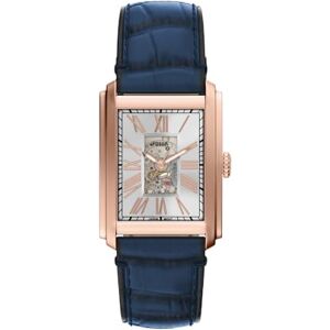Fossil herr analog automatisk klocka med läderarmband ME3274 Fossil herr analog automatisk klocka med läderarmband ME3274