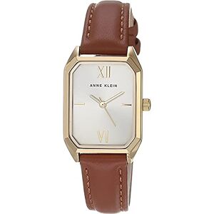 Anne Klein damklocka med läderarmband, Brunt Anne Klein damklocka med läderarmband, Brunt