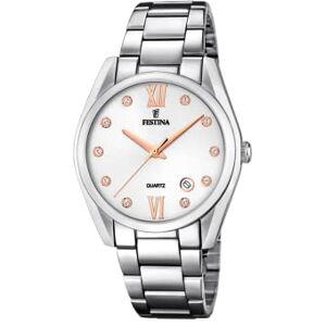 Festina dam analog kvartsklocka med rostfritt stål armband F16790/A Festina dam analog kvartsklocka med rostfritt stål armband F16790/A