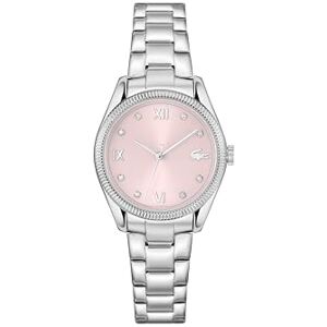 Lacoste Parisienne kollektion med tre händer kvartsurverk med silverband i rostfritt stål, 2001422 Lacoste Parisienne kollektion med tre händer kvartsurverk med silverband i rostfritt stål, 2001422
