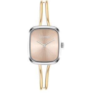 Calvin Two Hand Quartz Movement Watch för kvinnor CK ADORE Collection med guldfärgat rostfritt stålarmband 25100134 Calvin Two Hand Quartz Movement Watch för kvinnor CK ADORE Collection med guldfärgat rostfritt stålarmband 25100134