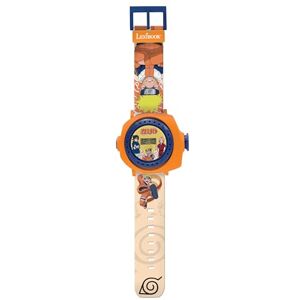 Lexibook , Naruto, Justerbart armbandsur med digital skärm och 20 projektioner från Naruto-universumet, för barn, DMW050NA Lexibook , Naruto, Justerbart armbandsur med digital skärm och 20 projektioner från Naruto-universumet, för barn, DMW050NA