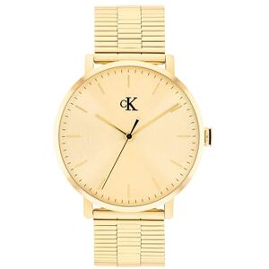 Calvin Tre Hand Quartz Rörelseklocka Guldfärgad CK REAL kollektion med guldfärgat rostfritt stålarmband 25200549 Calvin Tre Hand Quartz Rörelseklocka Guldfärgad CK REAL kollektion med guldfärgat rostfritt stålarmband 25200549