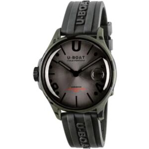 U-Boat Analog Quartz Mens klocka med rem i rostfritt stål mid-39918, Grå U-Boat Analog Quartz Mens klocka med rem i rostfritt stål mid-39918, Grå