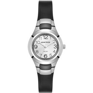 Armitron unisex sportklocka med analog lättläst urtavla och hartsarmband, 25/6418, Svart Armitron unisex sportklocka med analog lättläst urtavla och hartsarmband, 25/6418, Svart