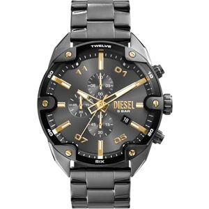 Diesel Spiked-klocka för män, Quartz Chronograph-urverk med armband i rostfritt stål Diesel Spiked-klocka för män, Quartz Chronograph-urverk med armband i rostfritt stål