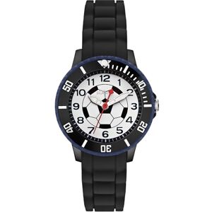 s.Oliver Kinderuhr Rund Svart 38 mm Uhr aus Kunststoff med kvartsrörelse på silikonband med Dornschließe analogt armbandsur 5 ATM vattentät reptålig s.Oliver Kinderuhr Rund Svart 38 mm Uhr aus Kunststoff med kvartsrörelse på silikonband med Dornschließe analogt armbandsur 5 ATM vattentät reptålig