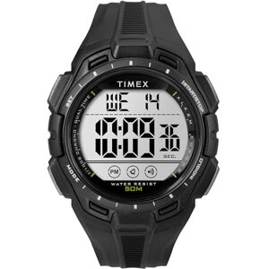 Timex Sport 43 mm herrklocka Svart hartsarmband, digital urtavla, svart boett TW5M61700 Timex Sport 43 mm herrklocka Svart hartsarmband, digital urtavla, svart boett TW5M61700