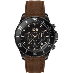 ICE-WATCH ICE chrono Black brown Svart herrklocka med silikonband Chrono 020625 (Large) ICE-WATCH ICE chrono Black brown Svart herrklocka med silikonband Chrono 020625 (Large)