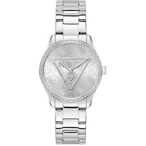 GUESS Roxy damarmbandsur rostfritt stål, 36 mm, rostfritt stål armband, silver, 3 bar, urtavla: Silver, GW0987L1 GUESS Roxy damarmbandsur rostfritt stål, 36 mm, rostfritt stål armband, silver, 3 bar, urtavla: Silver, GW0987L1