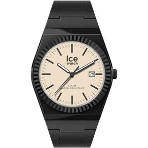 ICE-WATCH , Ice Power Pw1 Black Beige, Svart Herrklocka Med Silikonarmband, 025767 (41 Mm) ICE-WATCH , Ice Power Pw1 Black Beige, Svart Herrklocka Med Silikonarmband, 025767 (41 Mm)