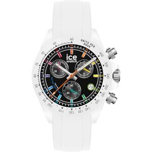 ICE-WATCH , Bewatch White Chromatic, Vit Herrklocka Med Silikonarmband, 025631 (41 Mm) ICE-WATCH , Bewatch White Chromatic, Vit Herrklocka Med Silikonarmband, 025631 (41 Mm)