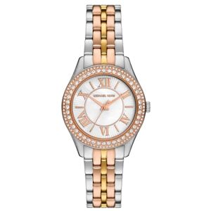 Michael Kors Harlowe Damklocka, Quartz trehandsurverk med armband i rostfritt stål eller läder Michael Kors Harlowe Damklocka, Quartz trehandsurverk med armband i rostfritt stål eller läder