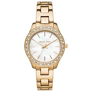 Michael Kors Liliane Damklocka, Quartz tregångsverk med armband i rostfritt stål eller keramik Michael Kors Liliane Damklocka, Quartz tregångsverk med armband i rostfritt stål eller keramik