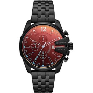 Diesel klocka för män Baby Chief, kronogravrörelse, 43 mm svart rostfritt stålfodral med rostfritt stålrem, DZ4566 Diesel klocka för män Baby Chief, kronogravrörelse, 43 mm svart rostfritt stålfodral med rostfritt stålrem, DZ4566