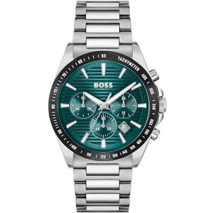 Boss kronograf kvartsur för män Strike Chrono kollektion med silver rostfritt stålarmband – 1514241 Boss kronograf kvartsur för män Strike Chrono kollektion med silver rostfritt stålarmband – 1514241