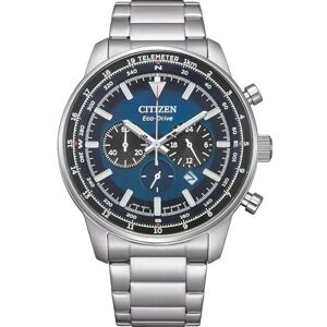 Citizen herr kronograf Eco-Drive klocka med rostfritt stål rem CA4500-91L, SILVER, Modern Citizen herr kronograf Eco-Drive klocka med rostfritt stål rem CA4500-91L, SILVER, Modern