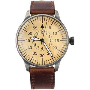 Mil-Tec Luftwaffe Me109 Aviator vintage tysk WW2 flieger pilot herrklocka – militär lättläst kalvskinn brunt läderrem 3 atm analog kvarts, Brun, One Size, Luftwaffe WW2 Pilot Vintage Aviator Mil-Tec Luftwaffe Me109 Aviator vintage tysk WW2 flieger pilot herrklocka – militär lättläst kalvskinn brunt läderrem 3 atm analog kvarts, Brun, One Size, Luftwaffe WW2 Pilot Vintage Aviator