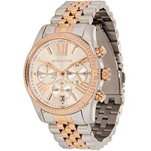 Michael Kors Lexington Damklocka, Quartz Chronograph-urverk med armband i rostfritt stål Michael Kors Lexington Damklocka, Quartz Chronograph-urverk med armband i rostfritt stål
