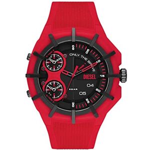 Diesel Herrklockor analog kvarts 32021048, röd, One Size Diesel Herrklockor analog kvarts 32021048, röd, One Size