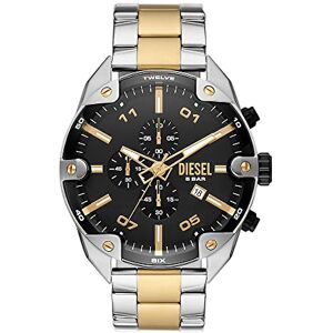 Diesel Spiked-klocka för män, Quartz Chronograph-urverk med armband i rostfritt stål Diesel Spiked-klocka för män, Quartz Chronograph-urverk med armband i rostfritt stål