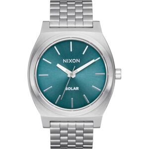 Nixon A1369-5161-00 mäns analog kvartsur med rem i rostfritt stål, silver-blå, Silver-Blå, A1369-5161 Nixon A1369-5161-00 mäns analog kvartsur med rem i rostfritt stål, silver-blå, Silver-Blå, A1369-5161