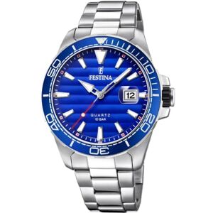 Festina Herrar analog kvarts klocka med rostfritt stål armband F20360/1 Festina Herrar analog kvarts klocka med rostfritt stål armband F20360/1