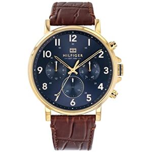 Tommy Hilfiger Herr multiurtavla kvartsur Daniel, Brun, Rem Tommy Hilfiger Herr multiurtavla kvartsur Daniel, Brun, Rem