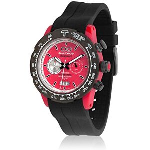 Bultaco Herr Kronograf Kvartsur Klocka med Gummi Armband H1PR43C-CR1_ROJO Bultaco Herr Kronograf Kvartsur Klocka med Gummi Armband H1PR43C-CR1_ROJO