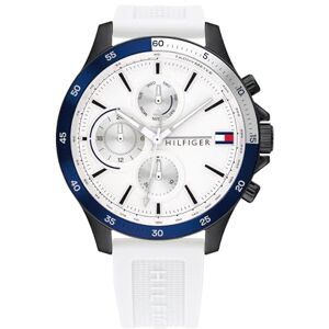 Tommy Hilfiger Herr analog kvartsur med silikonrem 1791723 Tommy Hilfiger Herr analog kvartsur med silikonrem 1791723