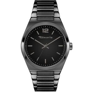 Tamaris dam analog kvarts klocka med rostfritt stål armband TT-0147-MQ, svart Tamaris dam analog kvarts klocka med rostfritt stål armband TT-0147-MQ, svart