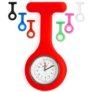 PULOX sjuksköterskeur med pulsskala, set med 1x kvartsur och 6x hygieniska silikonhöljen + 6 stift PULOX sjuksköterskeur med pulsskala, set med 1x kvartsur och 6x hygieniska silikonhöljen + 6 stift