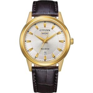 Citizen Men's Analog Eco-Drive Watch, BRUN, Einheitsgröße, Rem Citizen Men's Analog Eco-Drive Watch, BRUN, Einheitsgröße, Rem