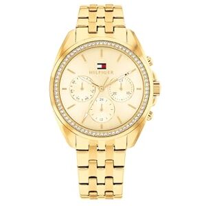 Tommy Hilfiger analog multifunktions kvarts klocka för kvinnor med guldfärgat rostfritt stålarmband 1782803 Tommy Hilfiger analog multifunktions kvarts klocka för kvinnor med guldfärgat rostfritt stålarmband 1782803