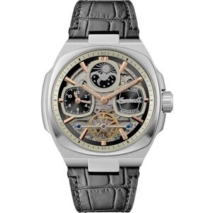 Ingersoll The Spirit Mens, automatisk herrklocka 46,7 mm, Svart, rem Ingersoll The Spirit Mens, automatisk herrklocka 46,7 mm, Svart, rem