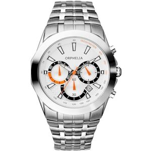 Orphelia herrarmbandsur Drive chronograph kvarts rostfritt stål armband Weiß Orphelia herrarmbandsur Drive chronograph kvarts rostfritt stål armband Weiß