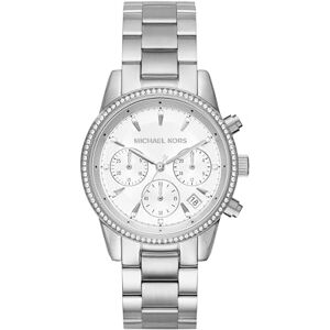 Michael Kors Bryant Watch for Women, 37mm Quartz chronograph movement with Stainless steel strap Michael Kors Bryant Watch for Women, 37mm Quartz chronograph movement with Stainless steel strap