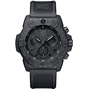 Luminox Navy SEAL Blackout XS.3581.BO herrklocka 45 mm – dykarklocka i svart med datumvisning kronograf 200 m vattentät, svart, 45 mm, armbandsur Luminox Navy SEAL Blackout XS.3581.BO herrklocka 45 mm – dykarklocka i svart med datumvisning kronograf 200 m vattentät, svart, 45 mm, armbandsur