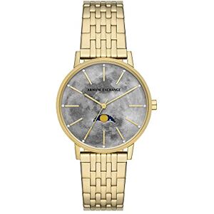 Giorgio Armani Watch For Women, Quartz Multifunctional movement and 36mm Case Size with Stainless steel or Leather strap Giorgio Armani Watch For Women, Quartz Multifunctional movement and 36mm Case Size with Stainless steel or Leather strap