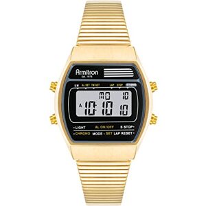 Armitron Sport retro män digital kronograf armbandsklocka, 40/8487, Guld, Kronograf, digital Armitron Sport retro män digital kronograf armbandsklocka, 40/8487, Guld, Kronograf, digital