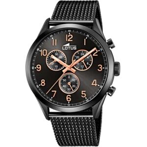 Lotus herr Chronograph kvartsklocka med rostfritt stål armband 18639/1 Lotus herr Chronograph kvartsklocka med rostfritt stål armband 18639/1